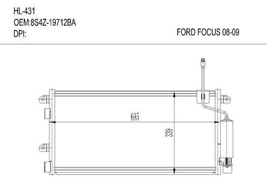 福特HL-431 FORD FOCUS 08-09